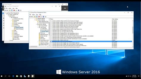 windows server 2016 enable smart card 